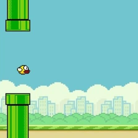 Screenshot of Flappy Bird game